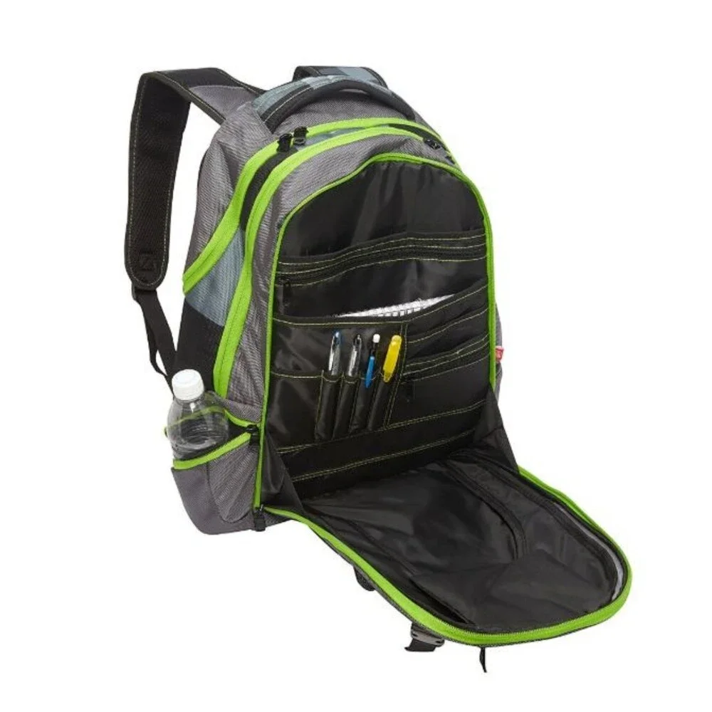 Ful Troubleshooter Laptop Backpack Fits up to 17-Inch Laptop 34L Green Gray
